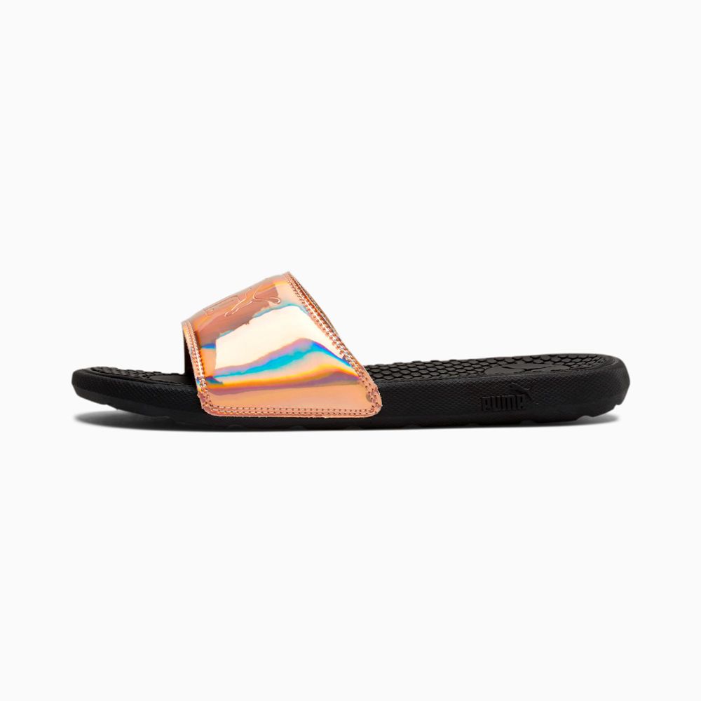 Puma Cool Cat Opalescent Női Papucs - Fekete/Rózsaszín Arany ( Hungary - SNYCQ0385 )